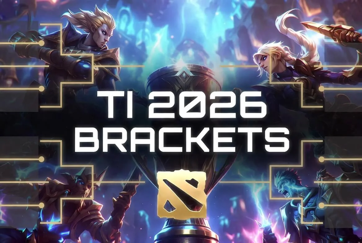 The International 2026 bracket and standings layout